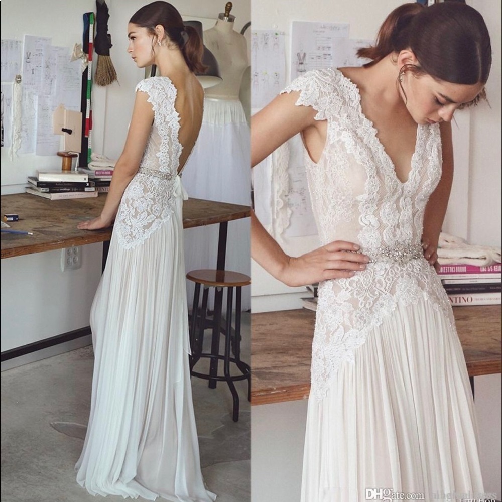 Boho wedding dress